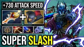 SUPER SLASH..!! +730 Attack Speed Pirate Hat Juggernaut LVL 30 7.24 | Dota 2