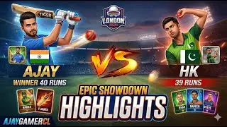 AJAY vs HK - Epic Cricket League Showdown Highlights