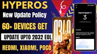 HyperOS New Update Policy, 60+ Device's Get Update Upto 2032 in India & Global & HyperOS EOL Date