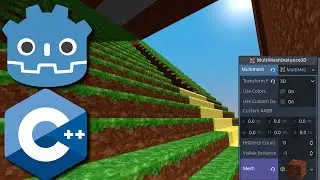 Godot C++ Scripting: Multimesh and Texture2DArray