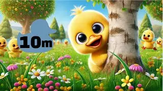 Nursery Rhymes & Kids Songs | 10m | Little Baby Duck | Storybook | Adventures in Playland