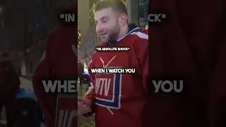 Habs fan from Texas speaks French 🤯