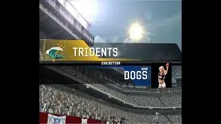 Tridents vs the Dogs Madden 08 Custom teams