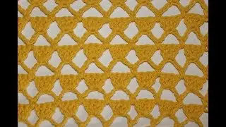 mesh stitch - how to crochet - pattern 10