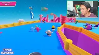 Fernanfloo juega Fall Guys Gratis por primera vez (Gana la primera partida)  | Twitch Recuerdos