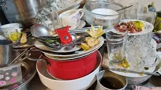 Dishwashing – Simple Sink Cleaning – Relaxing Evening ASMR