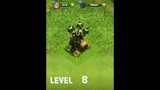 all levels upgrade air defence ll all animation video #coc #shorts#clashofclans#levelup