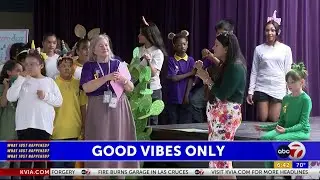 Good Vibes Only: Cooley Elementary students bring children's book to life