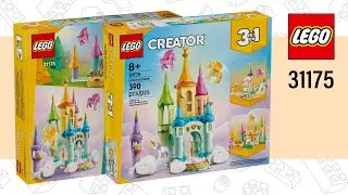 LEGO Creator 3in1 Unicorn Castle (31175)[390 pcs] Ship & Cabin | Speed Build @TopBrickBuilderLite