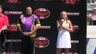 God Bless America Livi Tsetsilas (13) for NASCAR 2016 NH Motor Speedway