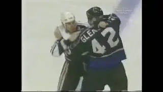 Tim Gleason vs Matthew Barnaby