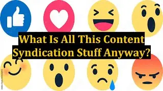 What Is All This Content Syndication Stuff Anyway?