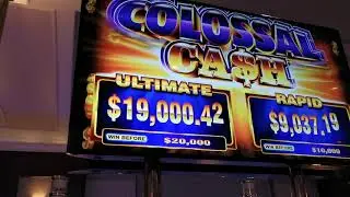 Colossal Cash slot $19,900 Ultimate jackpot Multi win 7 slot machines progressive slots