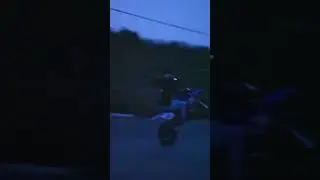 Day vs night rides😍  #2strokesound #wheelie #shorts