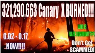 321,290,663 CANARY X TOKENS BURNED!! Bitrue listing?!? Is Flare Community Apart Of Flare Networks??