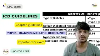 ICD guidelines ll Diabetes mellitus ll  #cpcexam #cpt #icd #medicalcoding #aapc #medical