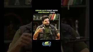 Azhar Ali's Fignt with Australian Team! | #azharali #arypodcast #shorts