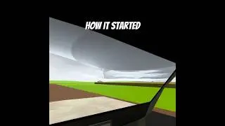 Massive wedge tornado (ape out Vr) #tornado #animalcompany #gorillatag