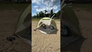 Beach Day Hack For Sensory Comfort 🌊 | Pop-Up Tent #beach