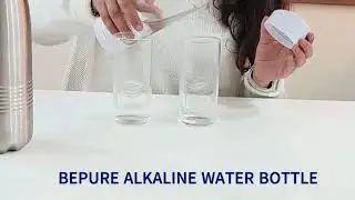 Bepure Premium Alkaline Water Bottle  Get Balanced pH upto 9  Get negative ORP Water Instantly  BPA