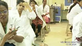 VELTECH HIGHTECH DEPT OF BIOTECHNOLOGY WORKSHOP 13 08 2025