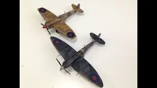Spitfire Mk Vb and Vb/Trop Twin Build - Italeri 1:72 Kits