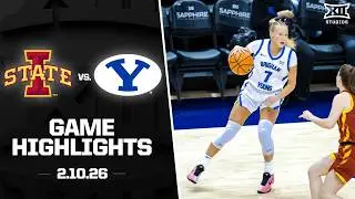 Iowa State vs. BYU Game Highlights | 2025-26 Big 12 Women's Basketball