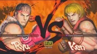 Woovier (Ryu) VS FFC DadaKen (Ken) - Super Street Fighter IV Arcade Edition (2012)