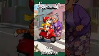 crying cat hit a grandmother #cartun #cartton #shots #cat #animals