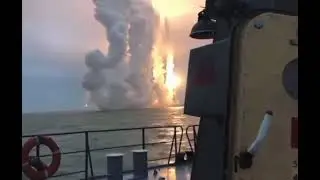 Epic Missile Salvo Launch from Black Sea
