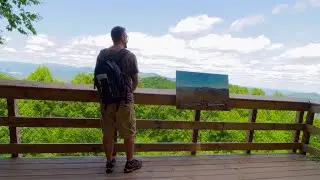 Black Rock Mountain Georgia State Park and Hiking Tennessee Rock Trail