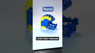 Угадай команду &mdash; собираем мини-шлемы из LEGO для каждой команды НФЛ 🏈 #nfl #football #lego