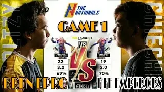 The Nationals Season 2 Day 14 | BREN EPRO vs HFE EMPERORS (GAME 1) | ~ MLBB