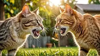 Sonido de gatos peleando