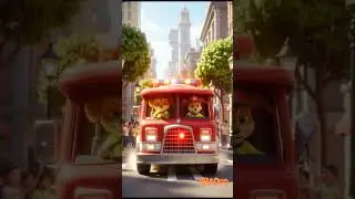 Firefighter Puppies 🚒🐶 | Brave Puppies Song for Kids | Watch Full Song on Tibadoo!