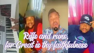 Clear and Simple riffs and runs for Great is thy faithfulness. @louisbassey3519