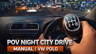 POV City Night Drive | Volkswagen Polo TSI | @drivewithsasi 