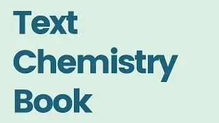 Text Chemistry Book