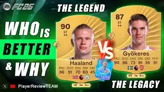 3⭐3⭐ Эрлинг Хааланд 90 + 3⭐3⭐ Виктор Дьёкерес 87 | Обзор игрока FC 26