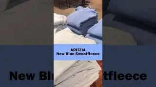 ARITZIA New Blue Sweatfleece