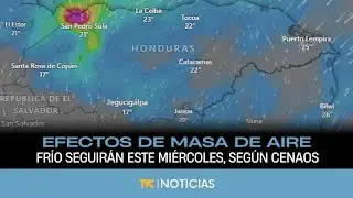 Efectos de masa de aire fr&iacute;o seguir&aacute;n este mi&eacute;rcoles, seg&uacute;n Cenaos