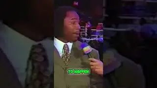 Lennox lewis talks about a fight with Evander Holyfield. 1997  #boxing.