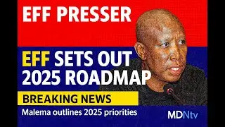 Julius Malema Holds Major Year End Press Briefing Today