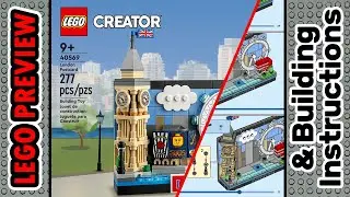 PREVIEW: 40569, LEGO CREATOR, London Postcard​ & Building Instructions! LEGO 2022