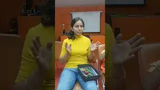 Ukg student - listen parents feedback after being given the chance to use both left and right brain 