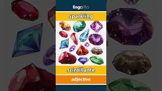 🇬🇧🇮🇹 sparkling - scintillante : learn English : impariamo l'inglese : vocabulary builder