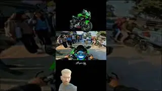 zx10r sound on cute girls and boys reaction 🏍️😱👀|| #shorts #feed #viral #aryanvlog_46