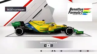 BENETTON 1992 inspired LIVERY in F1 2021 (F1 2021 My Team & Online)