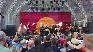 Midnight Oil 'the Dead Heart' live at Porta Nigra, Trier, Germany, June 19 2019