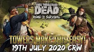 TWD RTS: Fun Towers Making This Easy! TWD RTS CRW Stream - The Walking Dead: Road to Survival